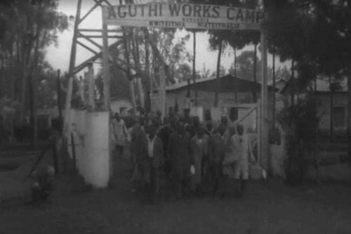 Aguthi Works Camp in 1959. Source: British Pathé.