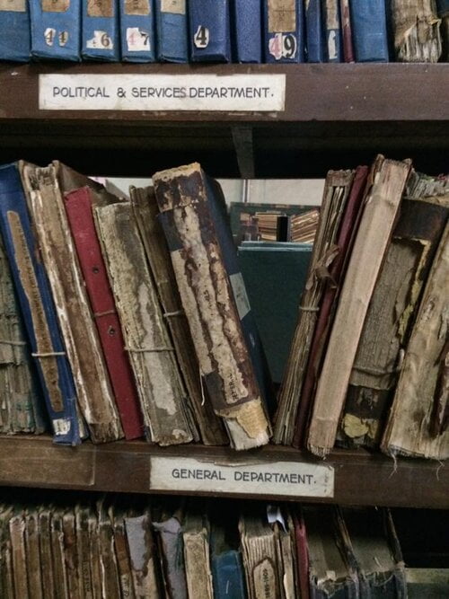 Books in the Mumbai archives (Copy)