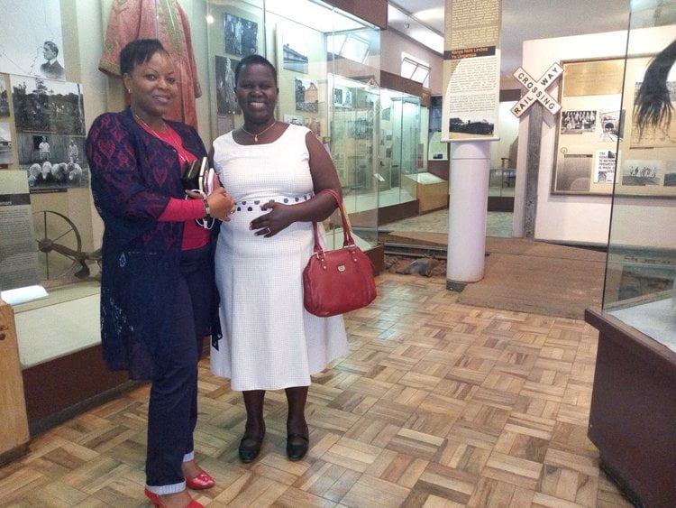 Susan and Mary visiting Nairobi National Museum.&nbsp;