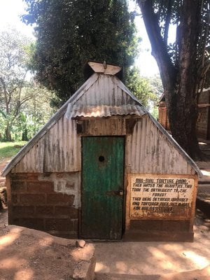 Former torture room at Mweru Works Camp