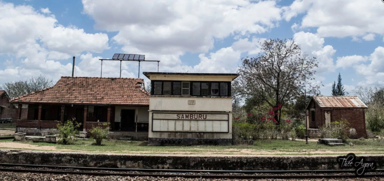 Samburu Railway Station, 2015. See more at Save The Railway.