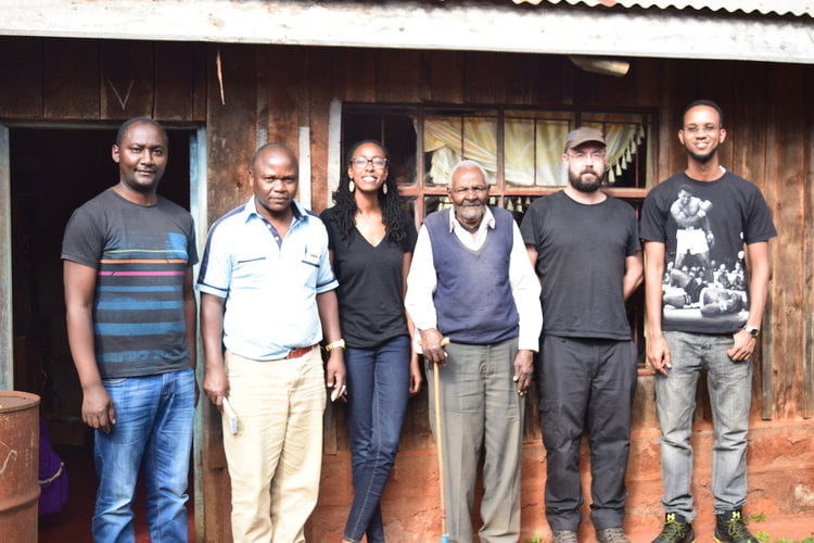 The team with Mr. Wambugu Nyigi in September 2018.