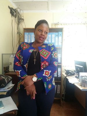 Susan at the Kenya Human Rights Commission&nbsp;